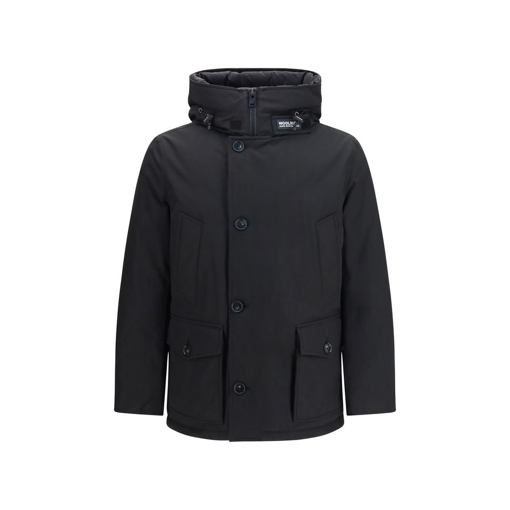 Woolrich Black Cotton Shell Jacket