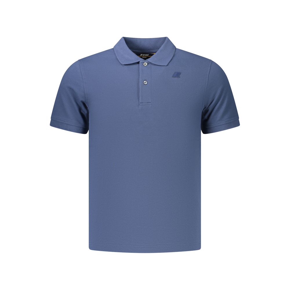 K-WAY Blue Cotton Men's Polo Shirt