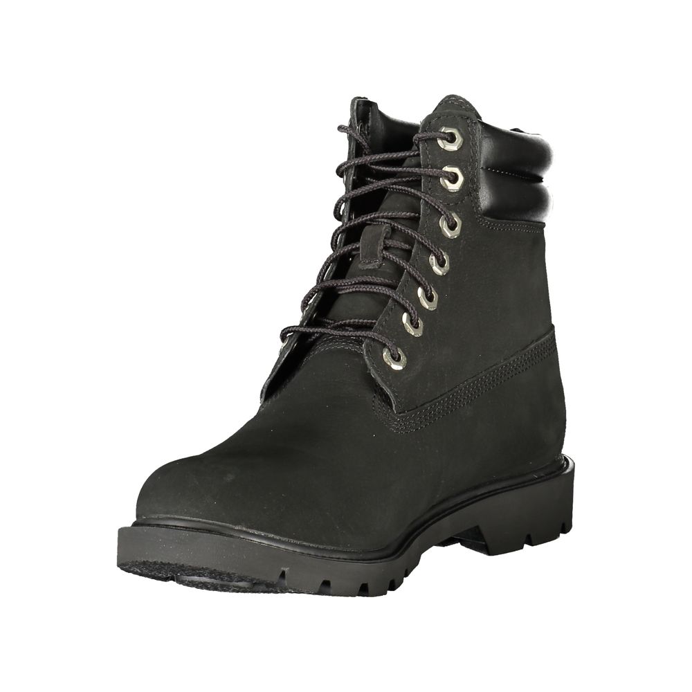 Timberland Nero Leather Men Ankle Boot