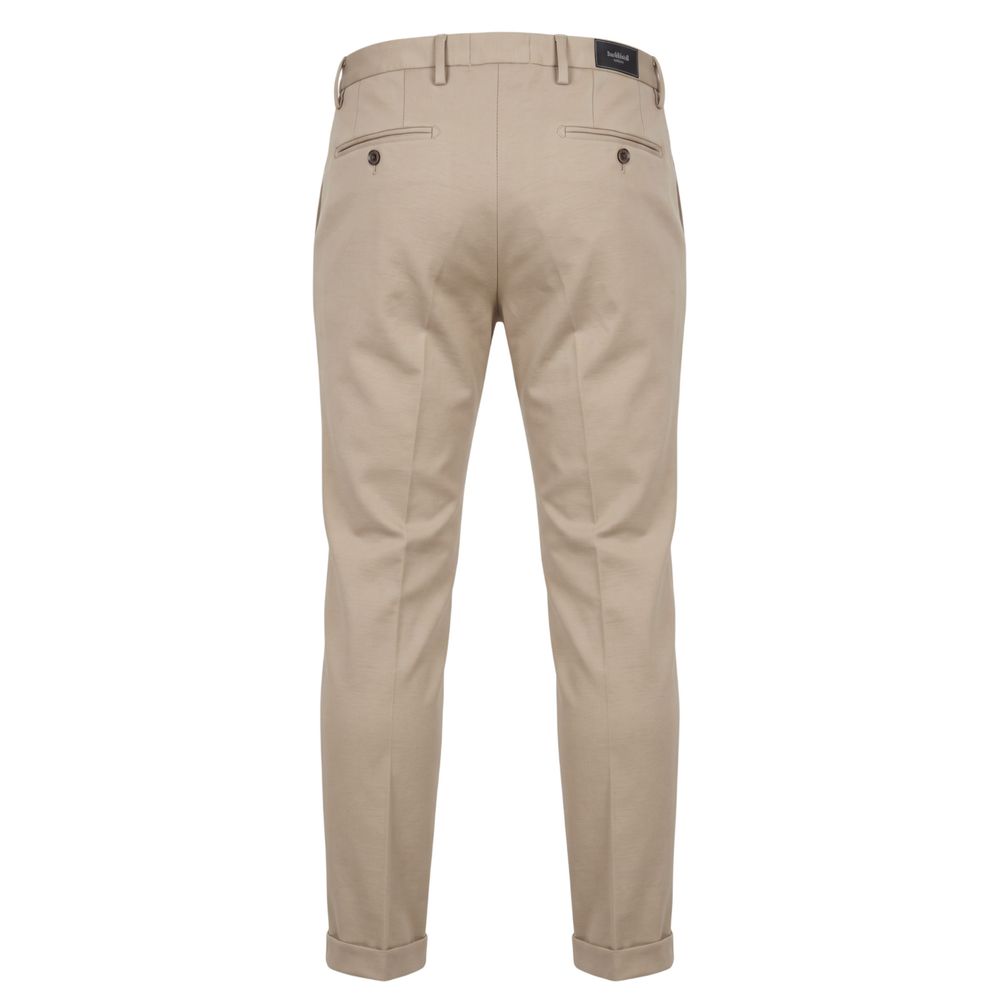 Baldinini Trend Beige Viscose Men Pant