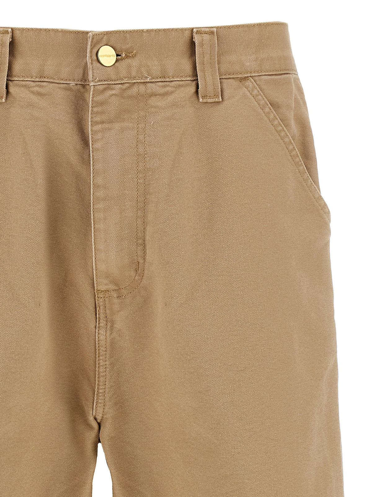Carhartt Wip Beige Organic Cotton Casual Pants