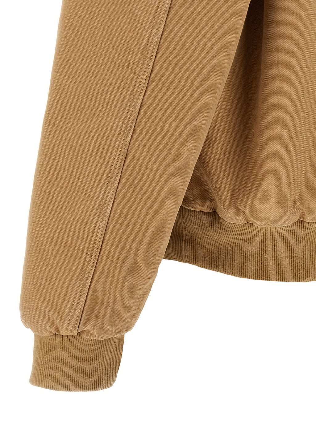 Carhartt Wip Beige Cotton Full-Length Jacket
