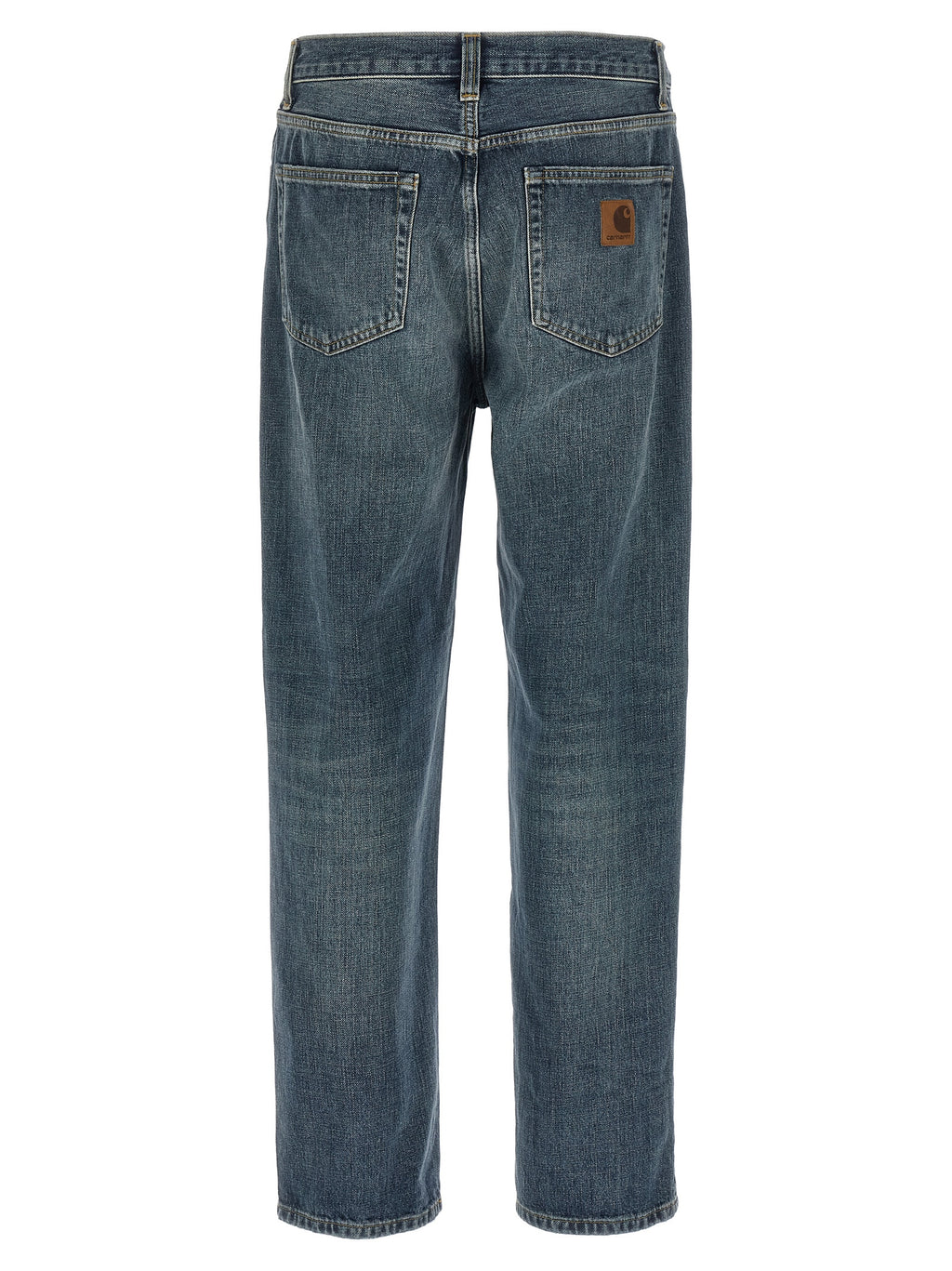 Carhartt Wip Blue Cotton Tapered Jeans