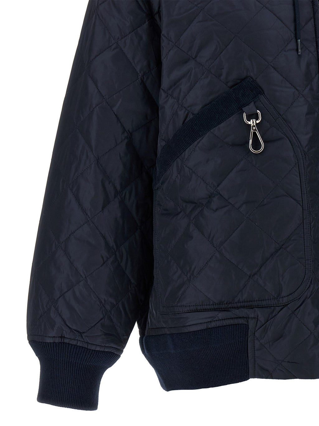 Prada Blue Recycled Polyamide Bomber
