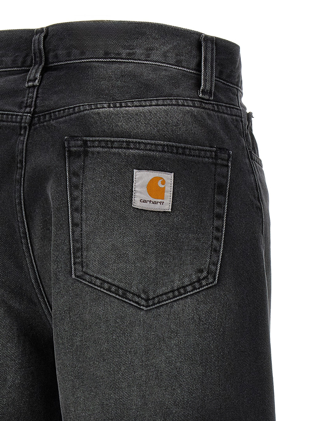 Carhartt Wip Black Cotton Jeans Denim