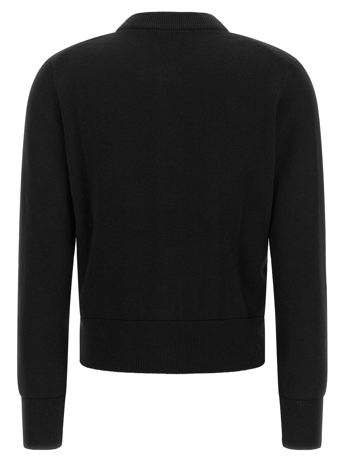 Ami Paris Black Wool Cardigan