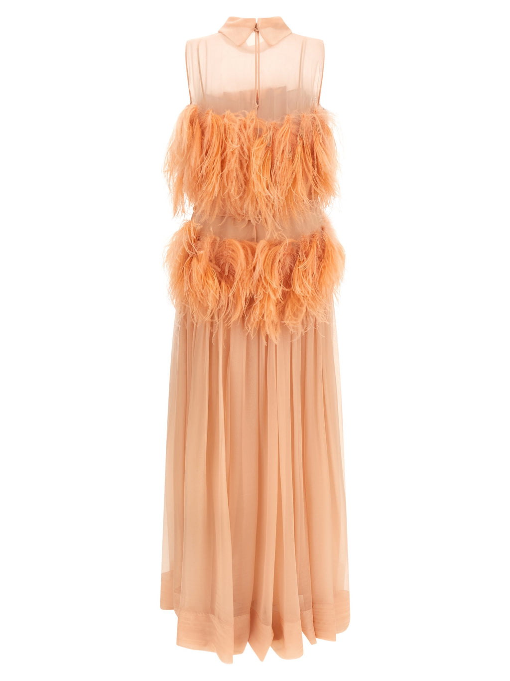 Alberta Ferretti Multicolor Silk Long Dress