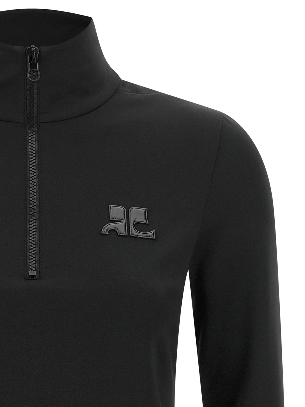 Courrèges Black Polyamide Cardigan