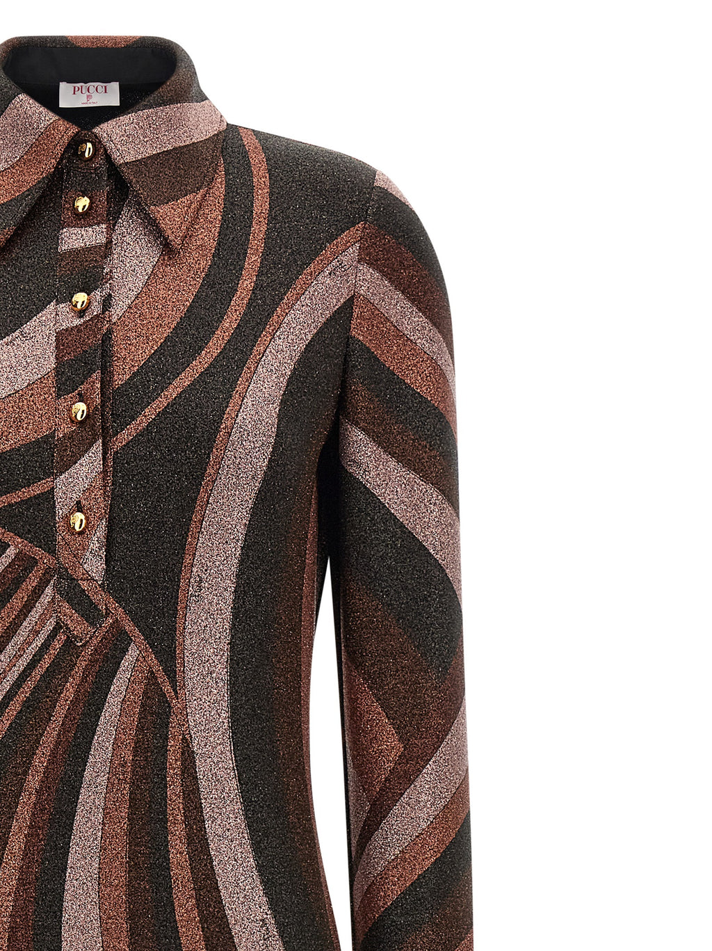 Emilio Pucci Bordeaux Polyamide Long Dress