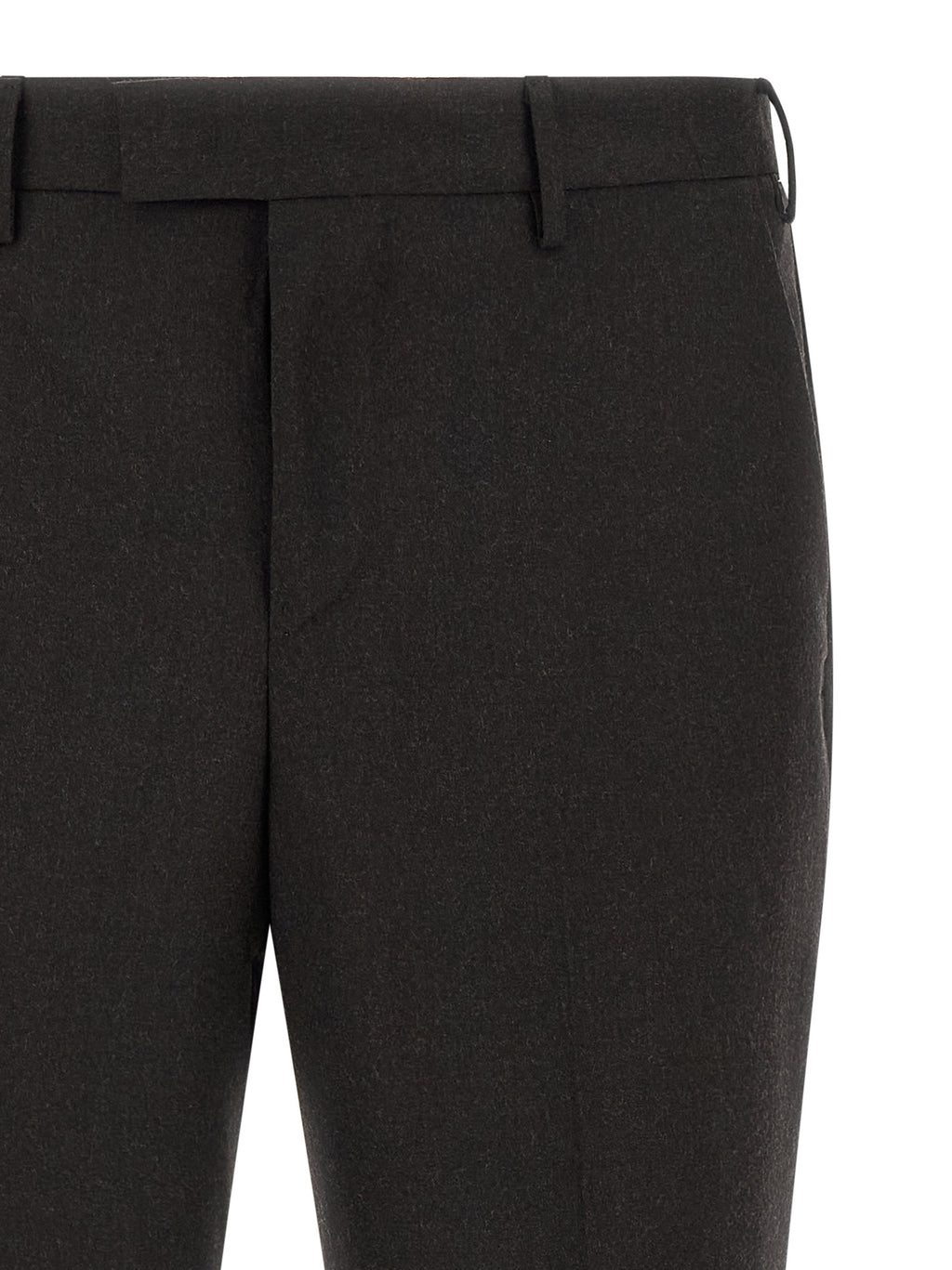 PT Torino Brown Virgin Wool Dress Pants