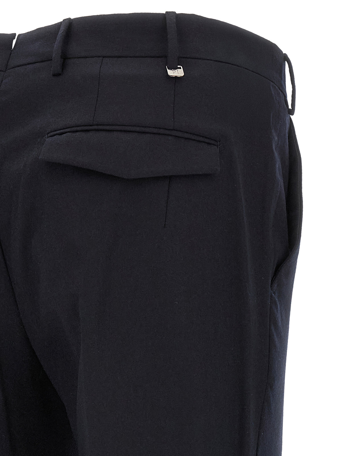 PT Torino Blue Virgin Wool Dress Pants