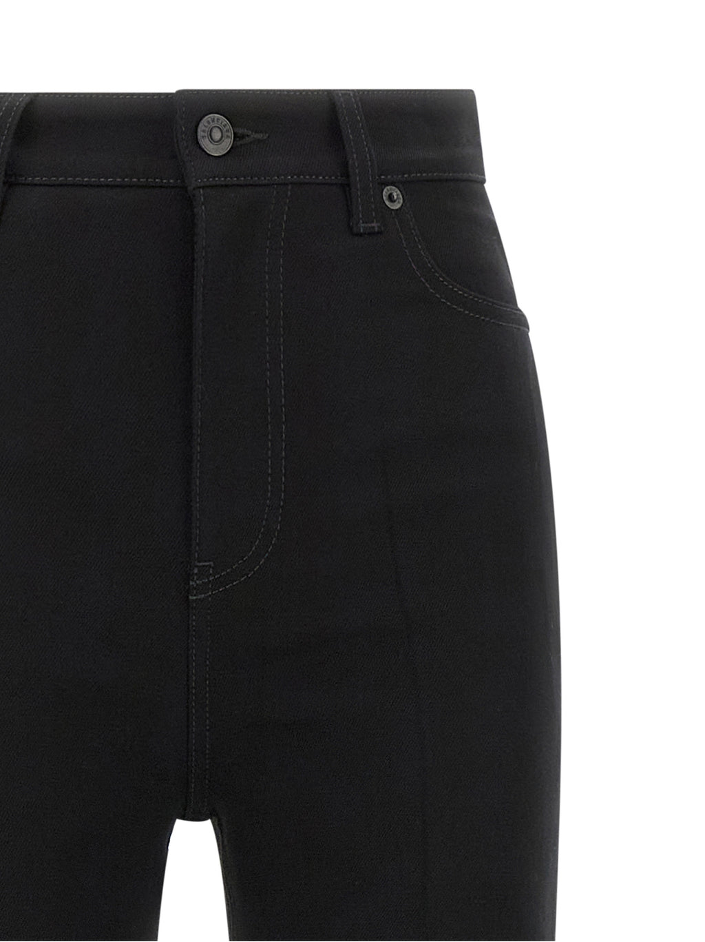 Balenciaga Black Elastane High-Waisted Jean