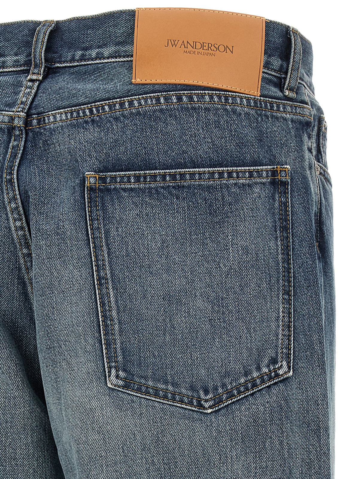 J.W.Anderson Blue Cotton Straight-Leg Jeans