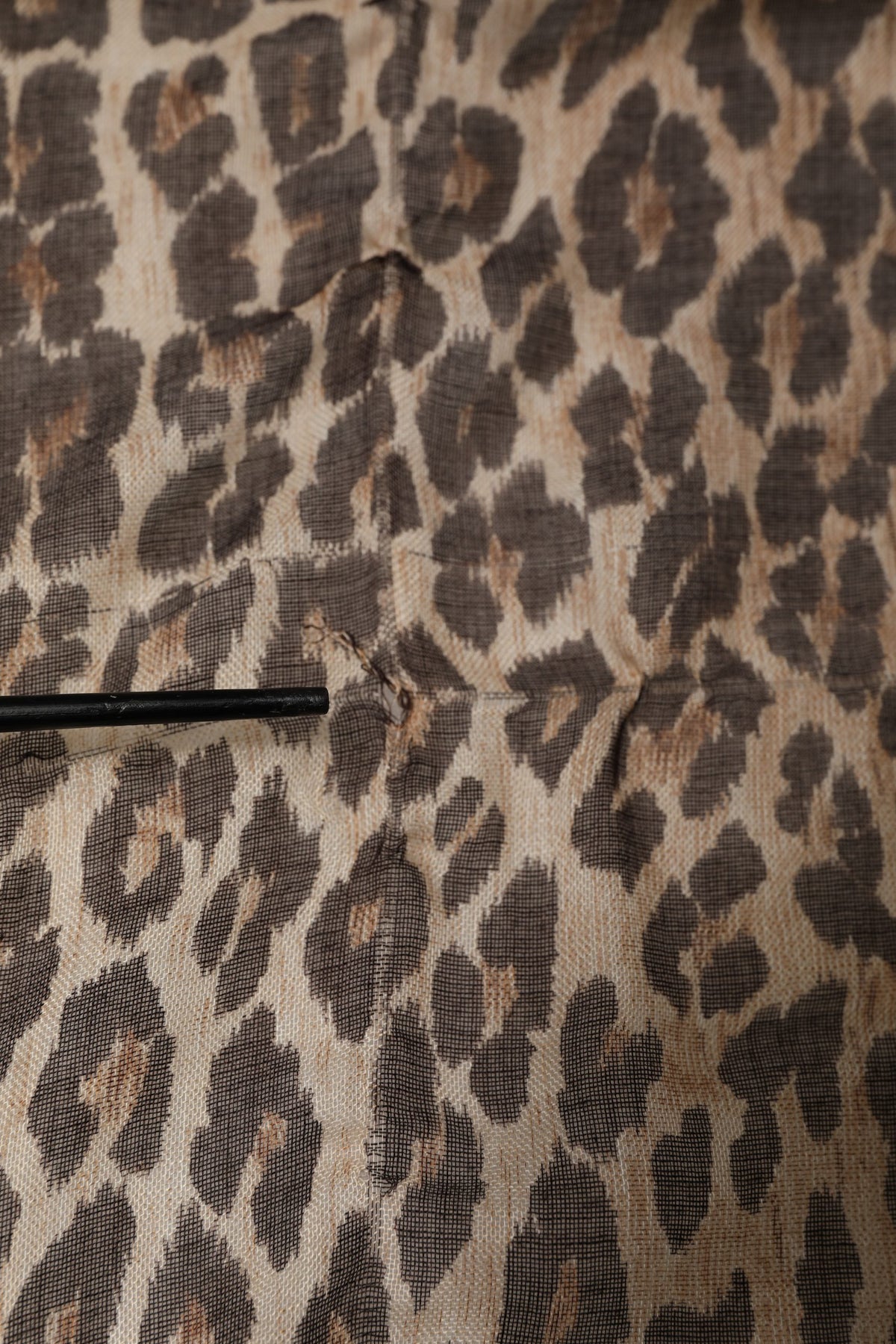 Dolce & Gabbana Brown Leopard Cashmere Shawl Stole Scarf