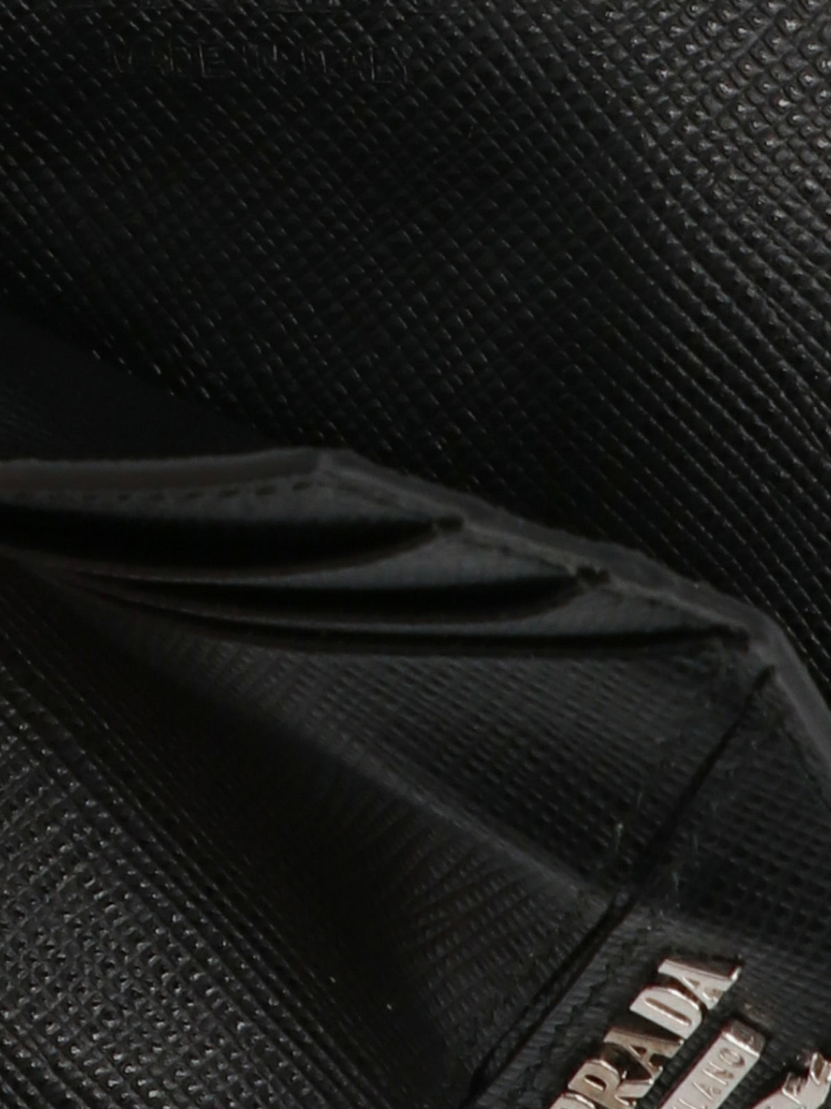 Prada Black Calfskin Cardholder