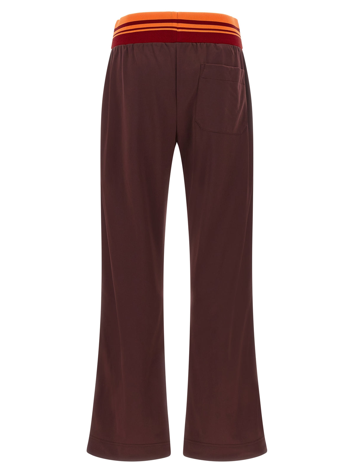 Dries Van Noten Brown Polyester Athletic Pants