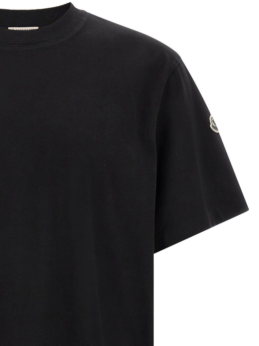 MONCLER GENIUS Black Cotton T-Shirt