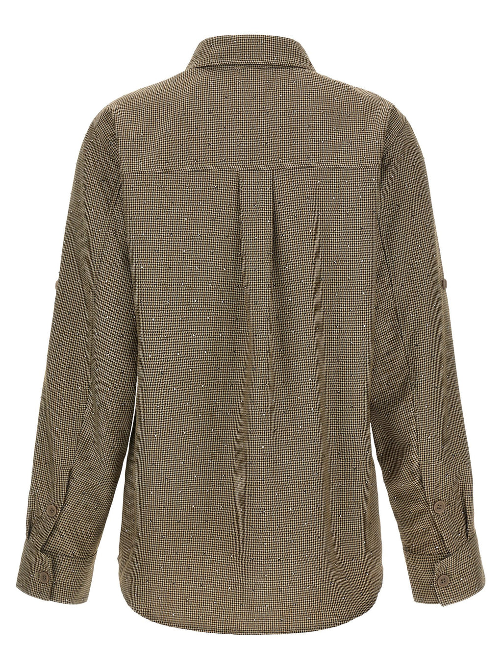 P.A.R.O.S.H. Brown Polyester Blouse