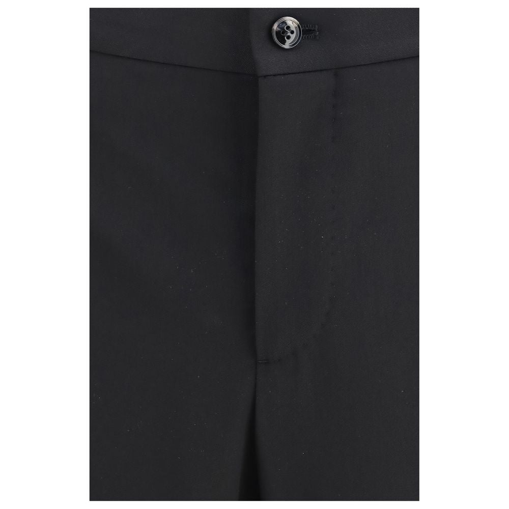 Giorgio Armani Black Wool Oves Aries Two-Piece Suit