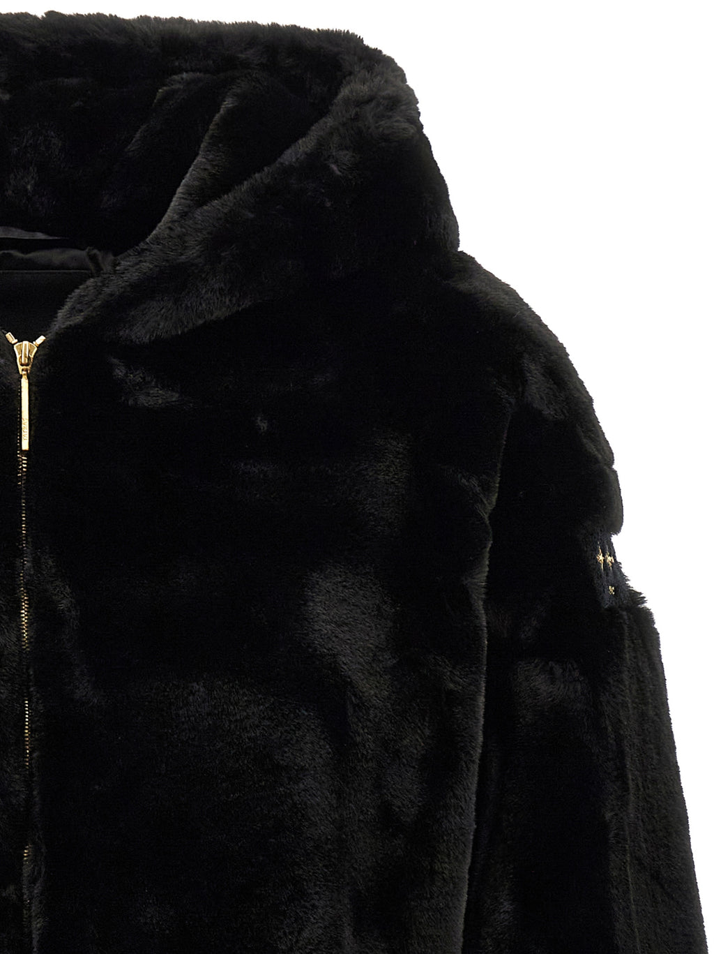 Tatras Black Polyester Full-Length Jacket