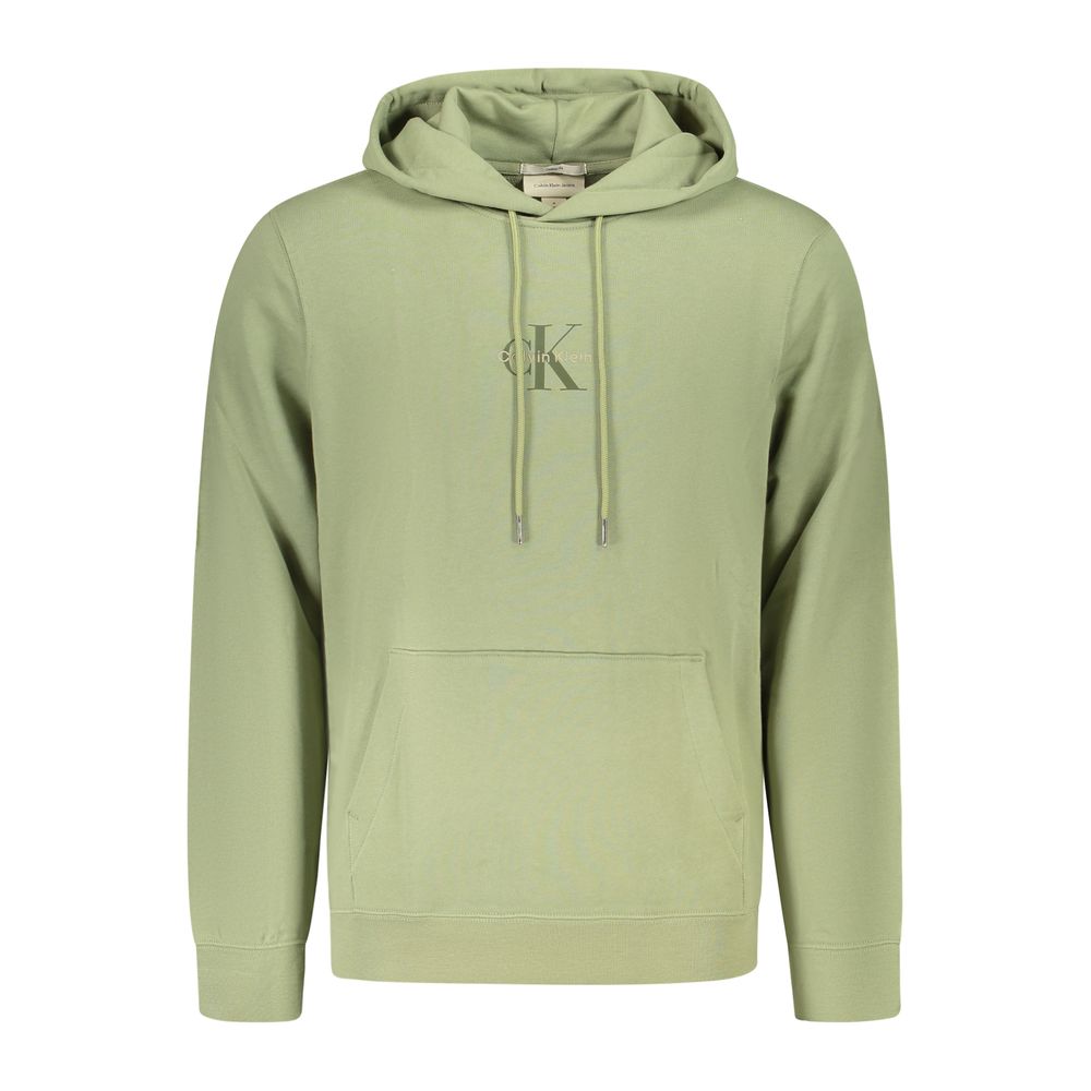 Calvin Klein Green Cotton Men's Sweatshirt