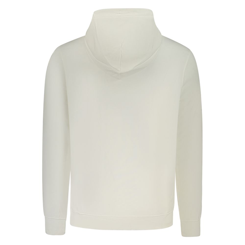 Sweat à capuche en coton blanc pour homme Calvin Klein