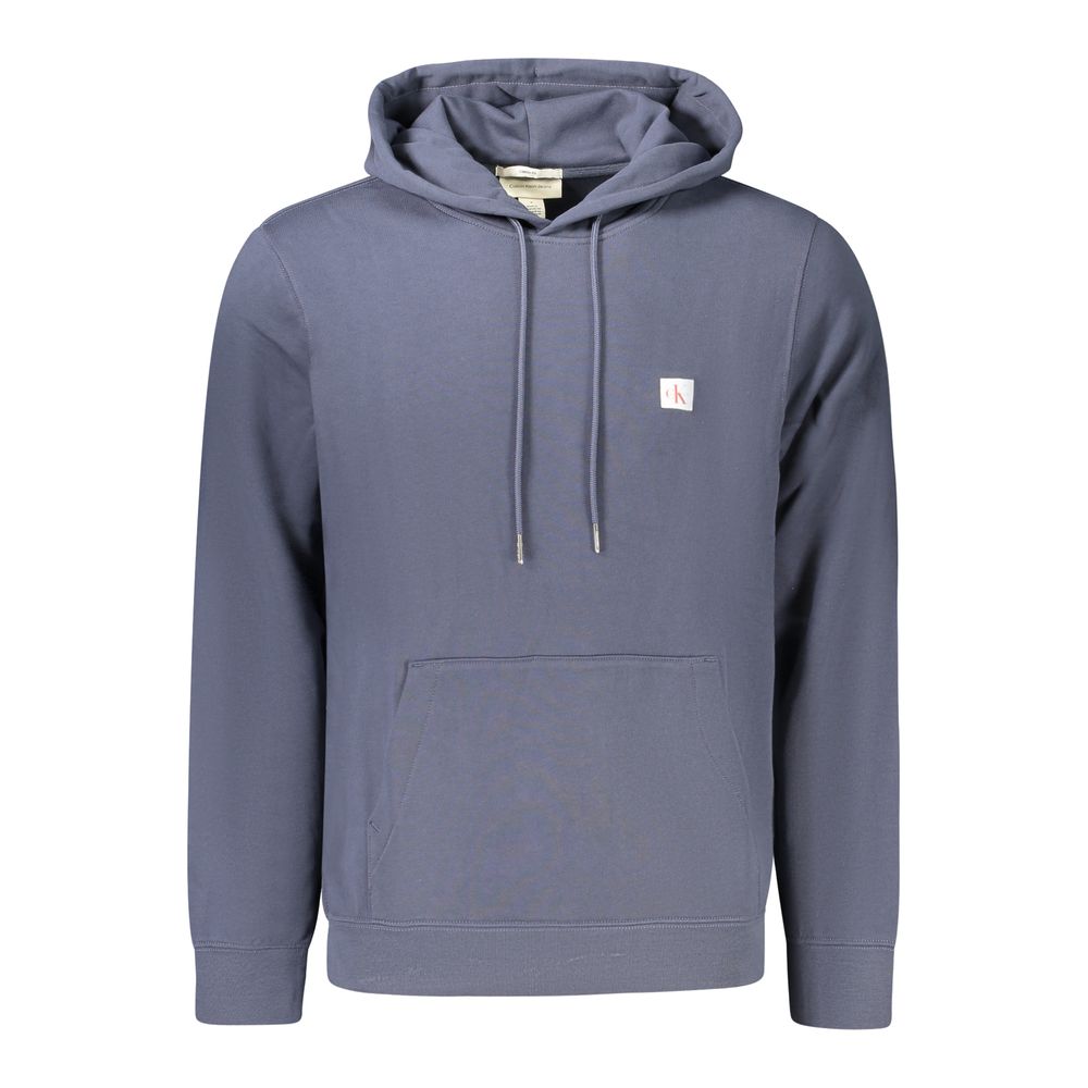 Calvin Klein Blue Cotton Men's Hoodie
