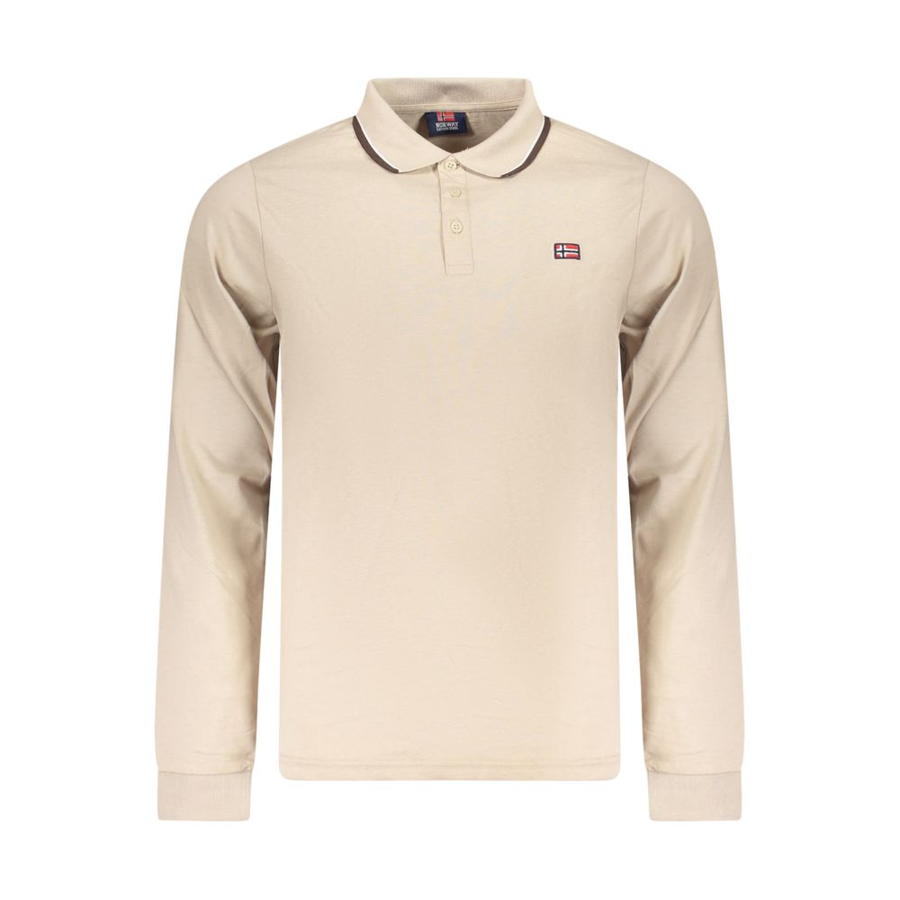 Norway 1963 Beige Cotton Men's Polo