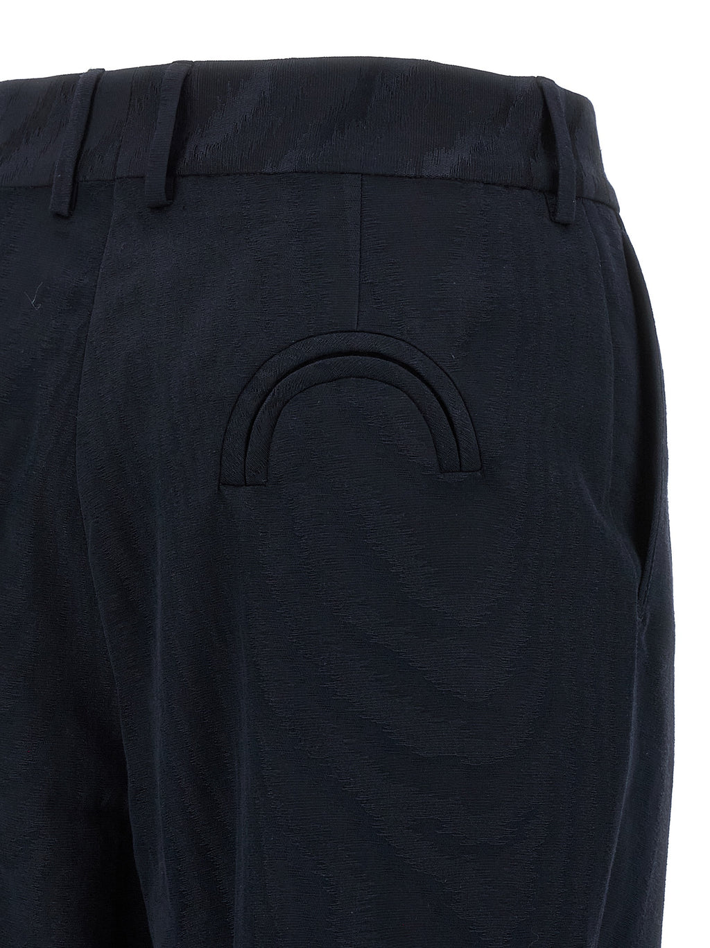 Blazé Milano Blue Viscose Casual Pants