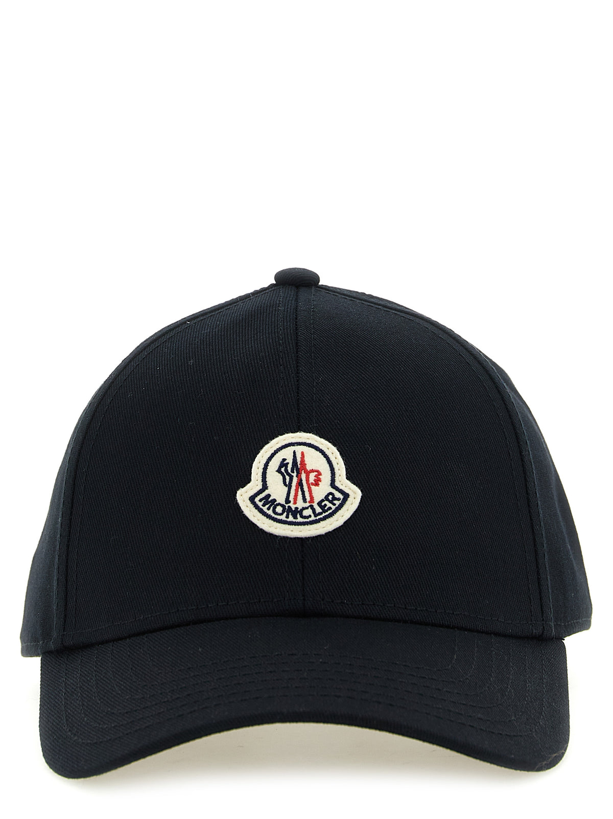Moncler Black Cotton Cap (Baseball Hat)