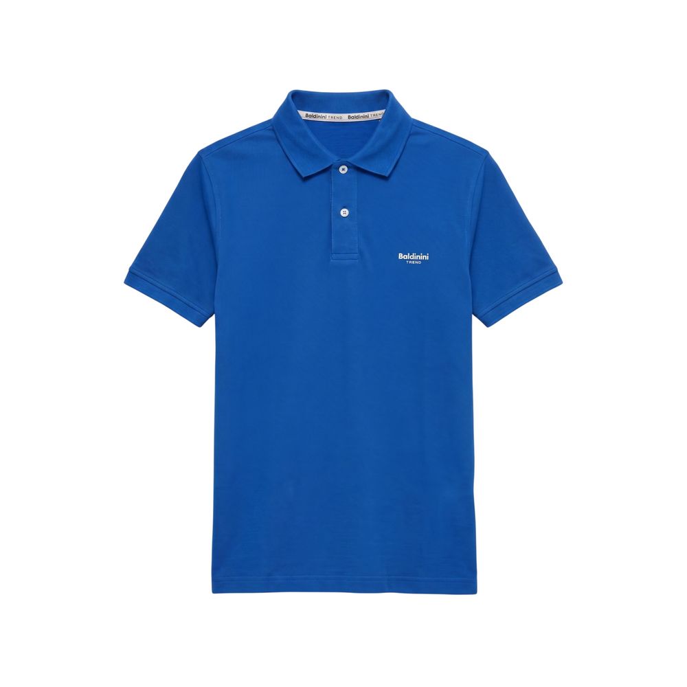 Baldinini Trend Blue Cotton Men Polo-Shirt