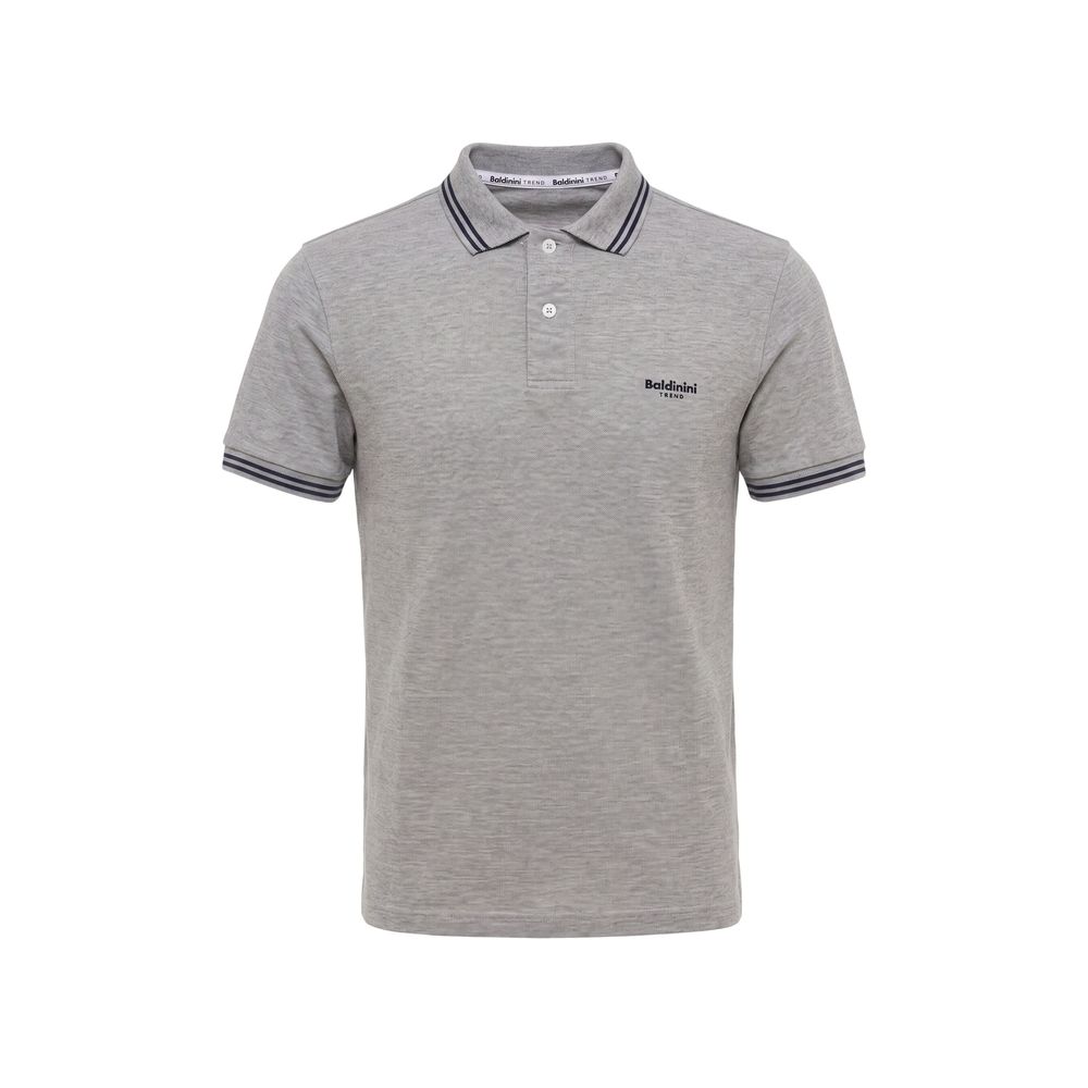 Baldinini Trend Grey Cotton Men's Polo-Shirt