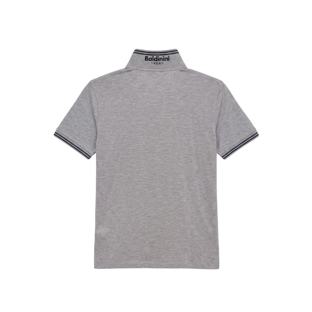 Baldinini Trend Grey Cotton Men's Polo-Shirt