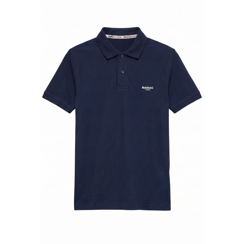 Baldinini Trend Blue Cotton Men's Polo-Shirt