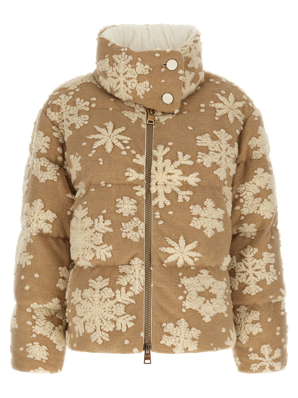 Herno Beige Polyester Full-Length Jacket