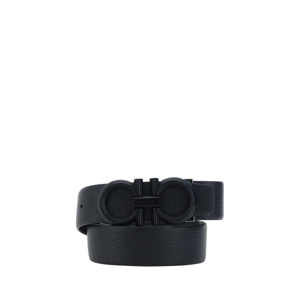 Ferragamo Gürtel aus schwarzem Kalbsleder