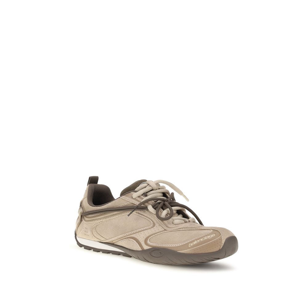 Baskets de sport Balenciaga en daim beige