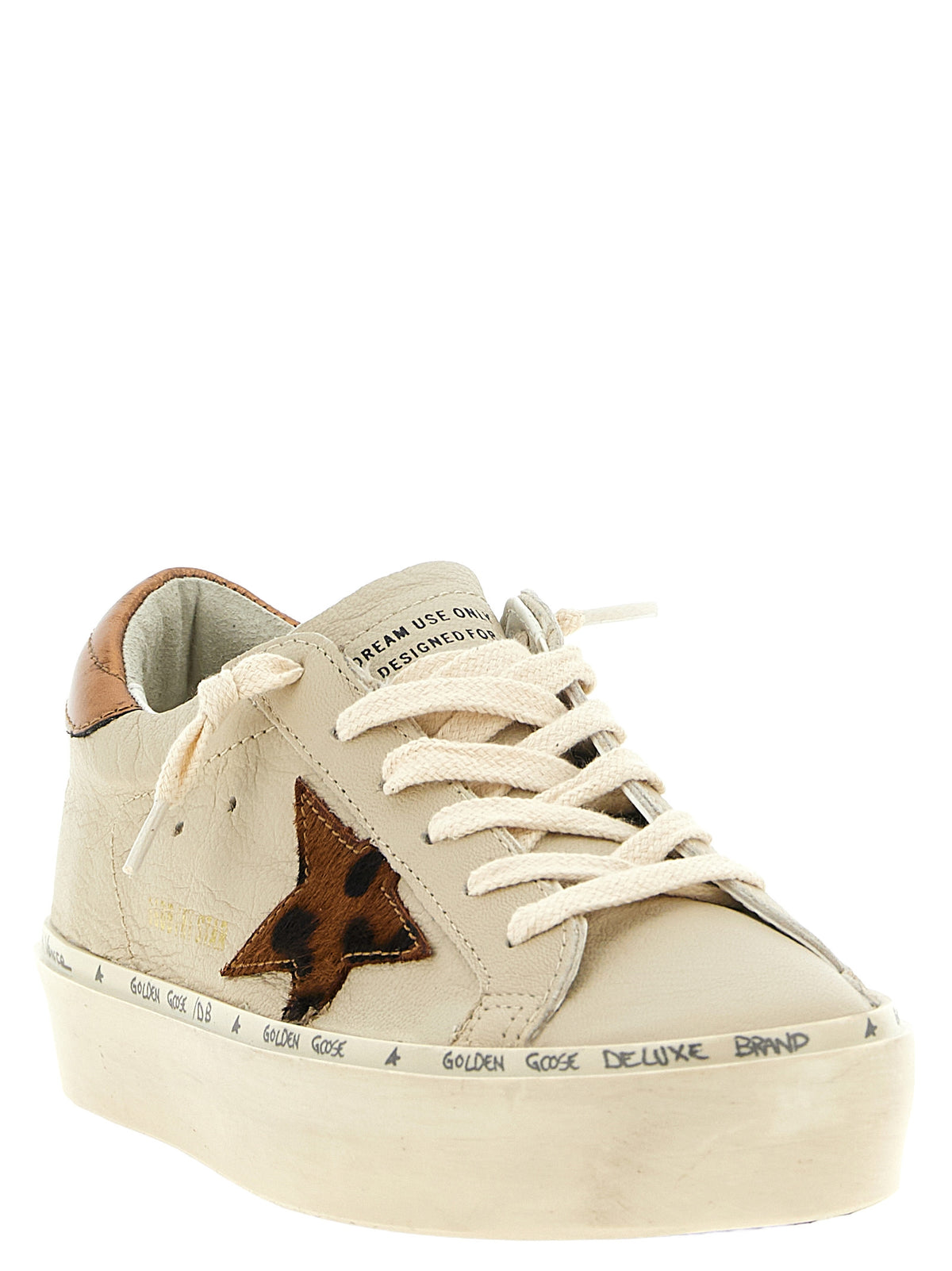 Golden Goose Multicolor Goatskin Platform Sneakers