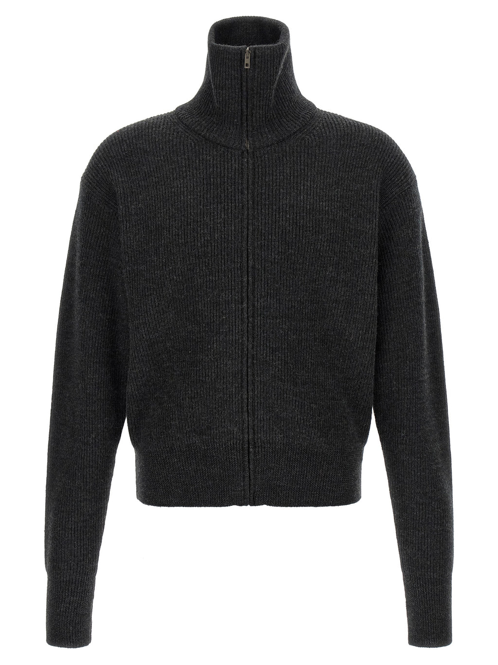 Lemaire Gray Wool Cardigan