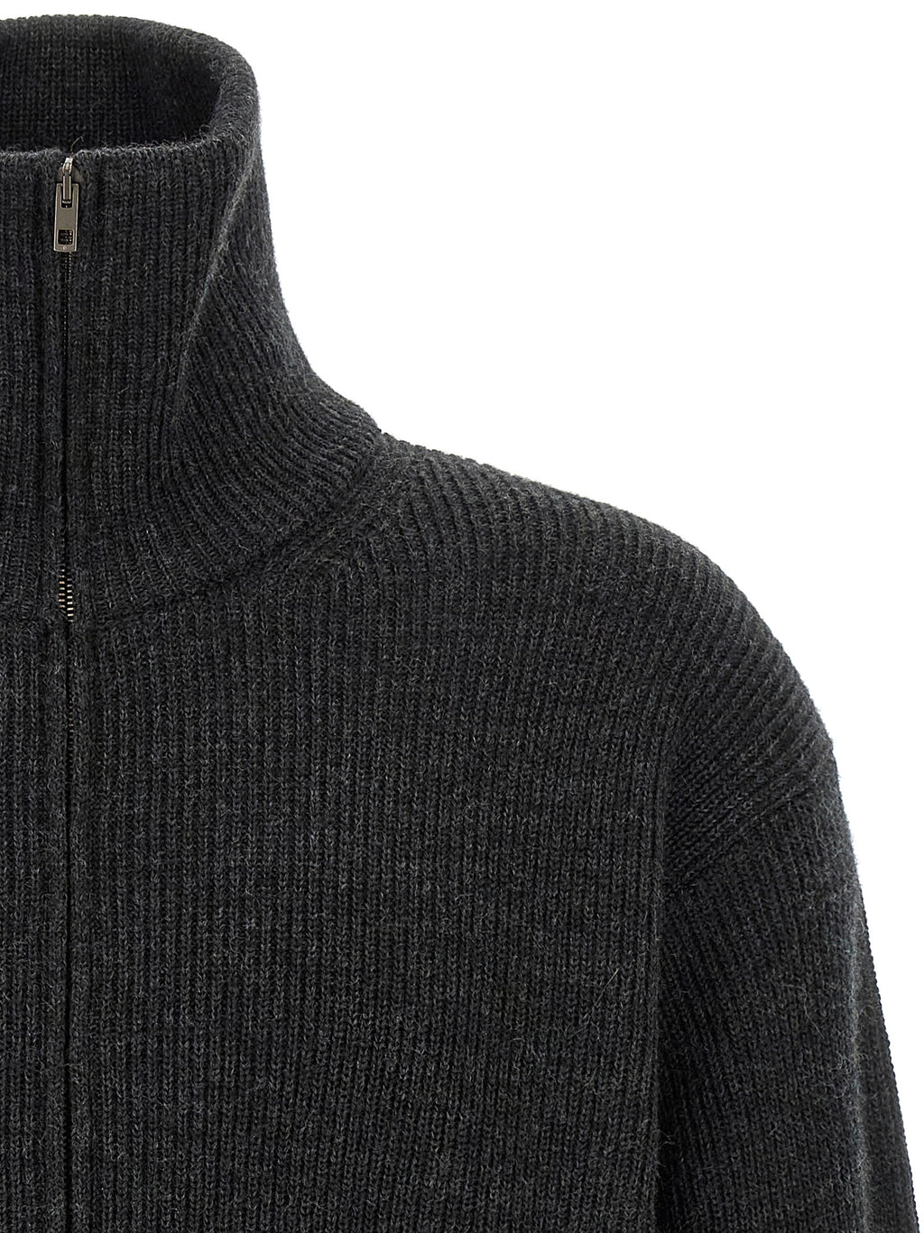 Lemaire Gray Wool Cardigan