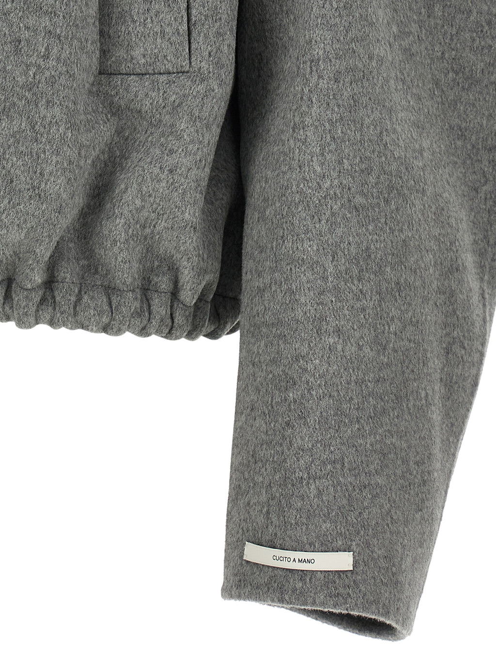 Sportmax Gray Wool Bomber