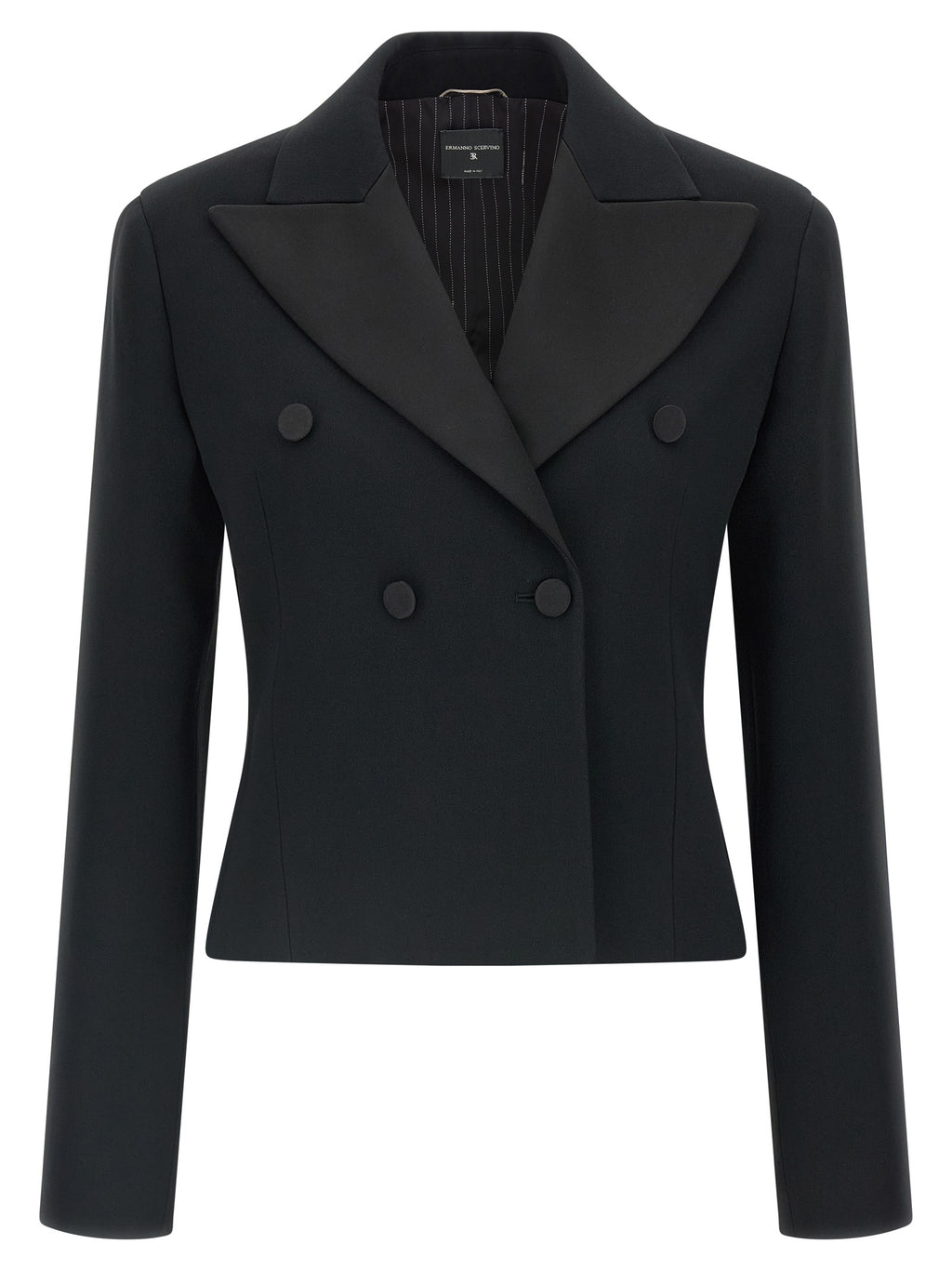 Ermanno Scervino Black Viscose Blazer