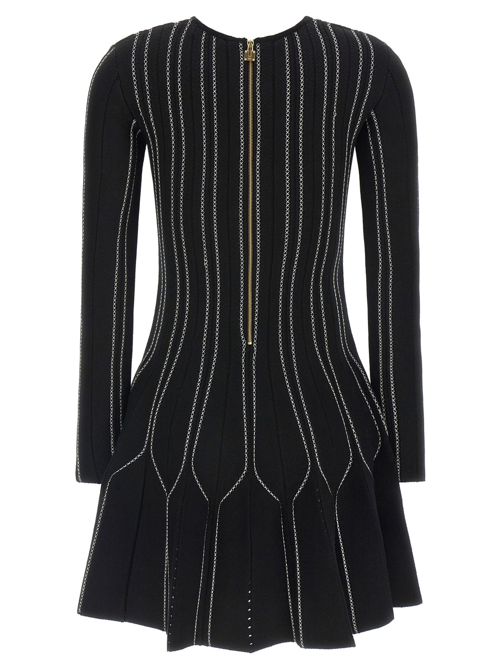 Elisabetta Franchi Black Viscose Short Dress