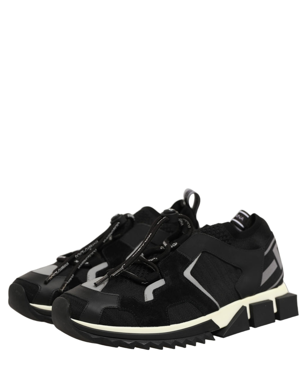 Dolce & Gabbana Shoes Black Sorrento Trekking Sneakers Men