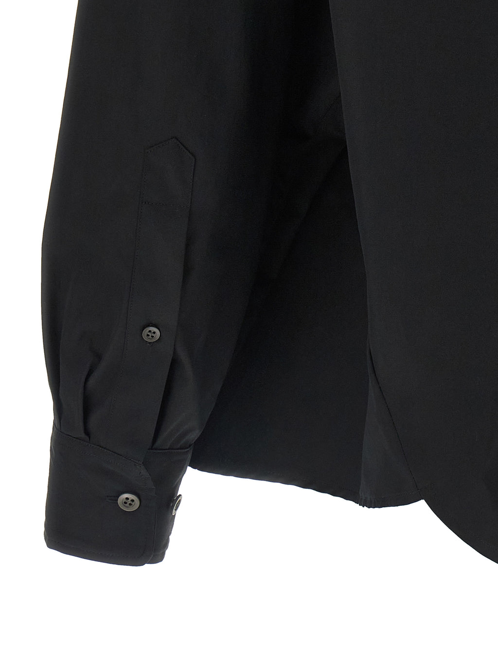 Dries Van Noten Black Cotton Blouse