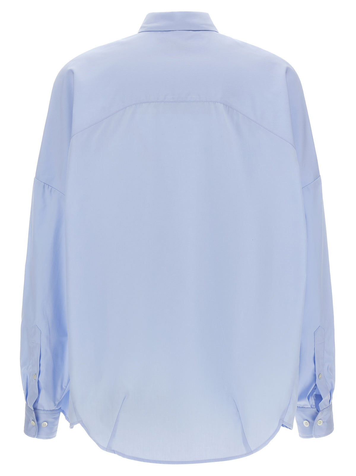 Dries Van Noten Blue Cotton Blouse