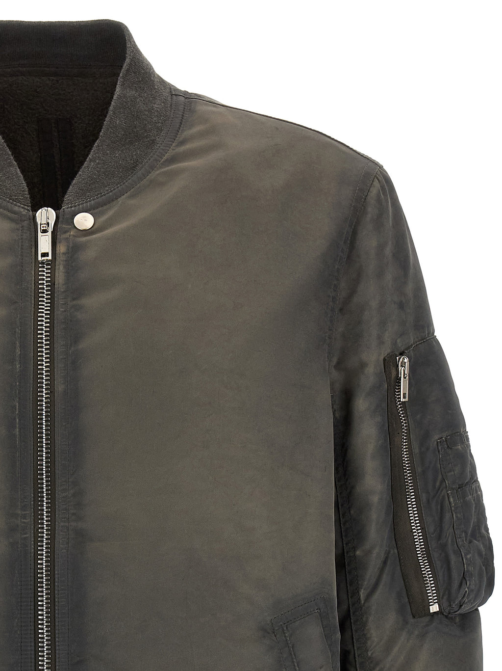 DRKSHDW Gray Nylon Bomber