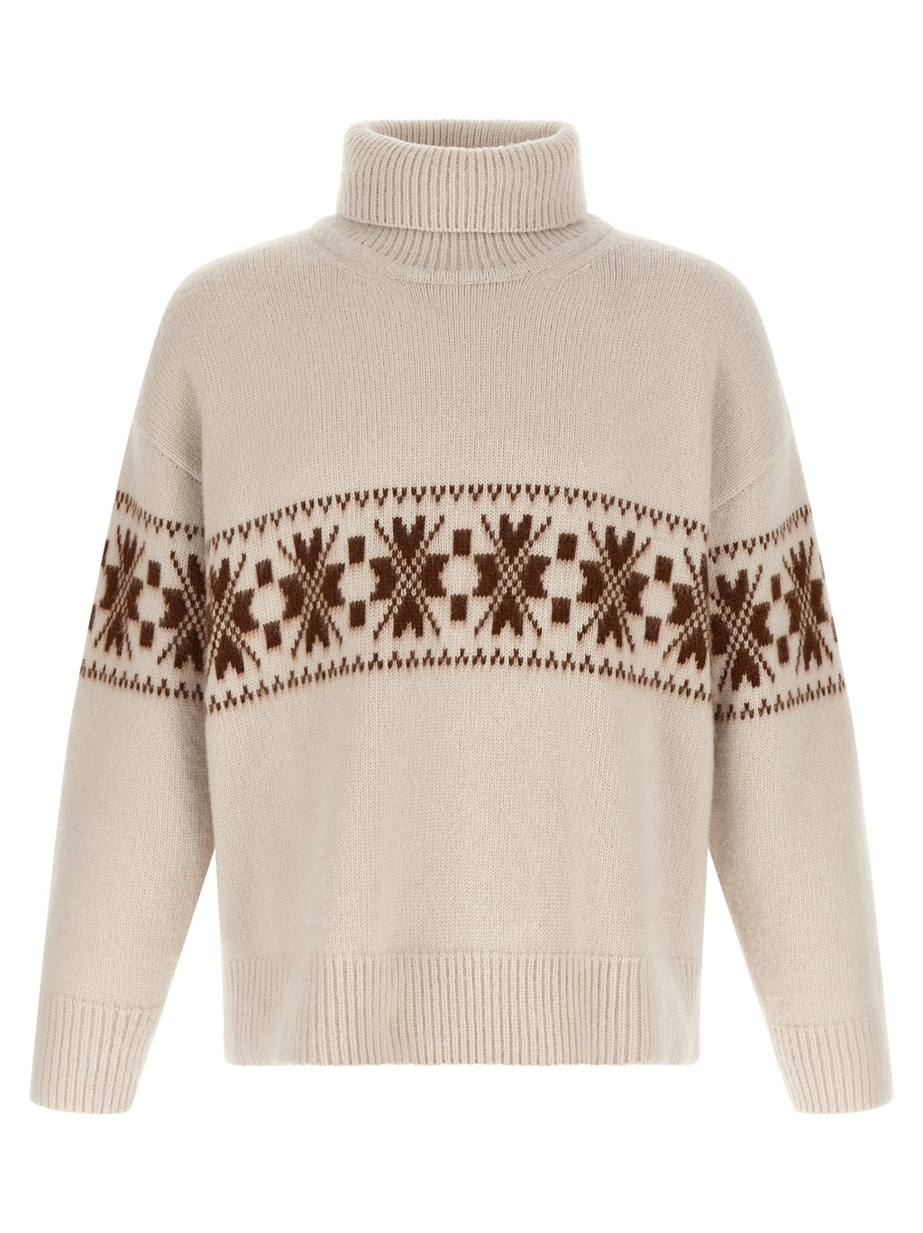 Kiton White Wool Cardigan