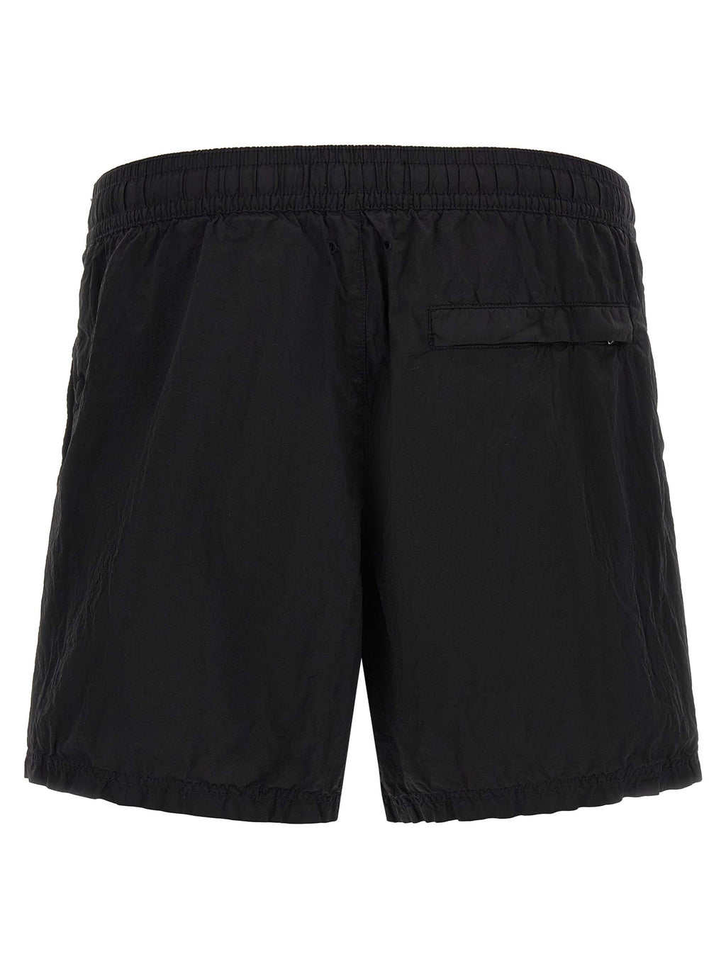 Stone Island Black Polyamide Cargo Shorts