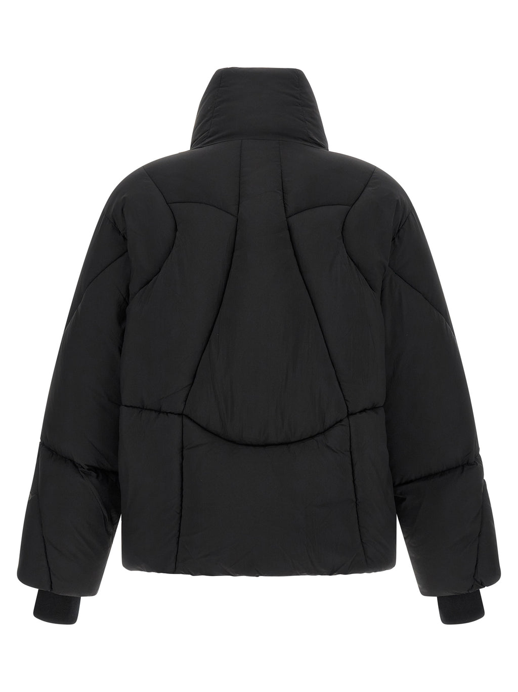 Thom Krom Black Nylon Full-Length Jacket